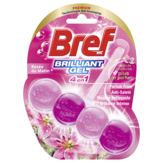BREF WC BRILLANT GEL ROSEE DU MATIN 42